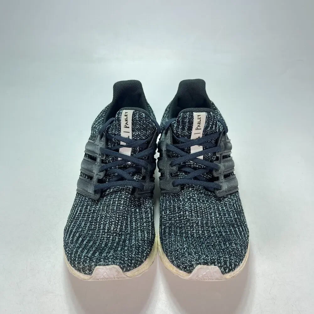 adidas UltraBoost 4.0 Parley Carbon Athletic Running Shoes CG3673 Men's Size 10